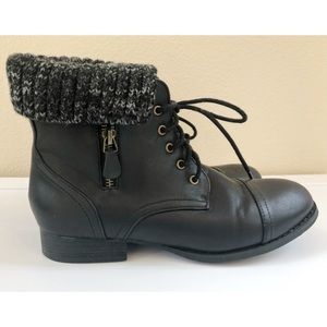 Trendy combat boots